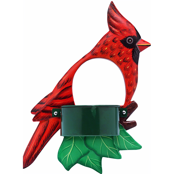 Cardinal Window Bird Feeder