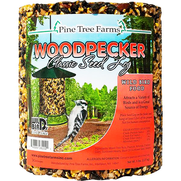 80 oz. Woodpecker Seed Log 