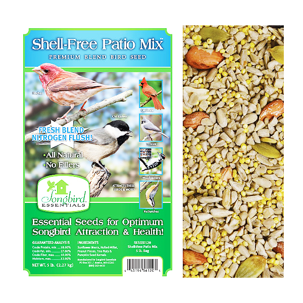 Shell-Free Patio Seed Mix