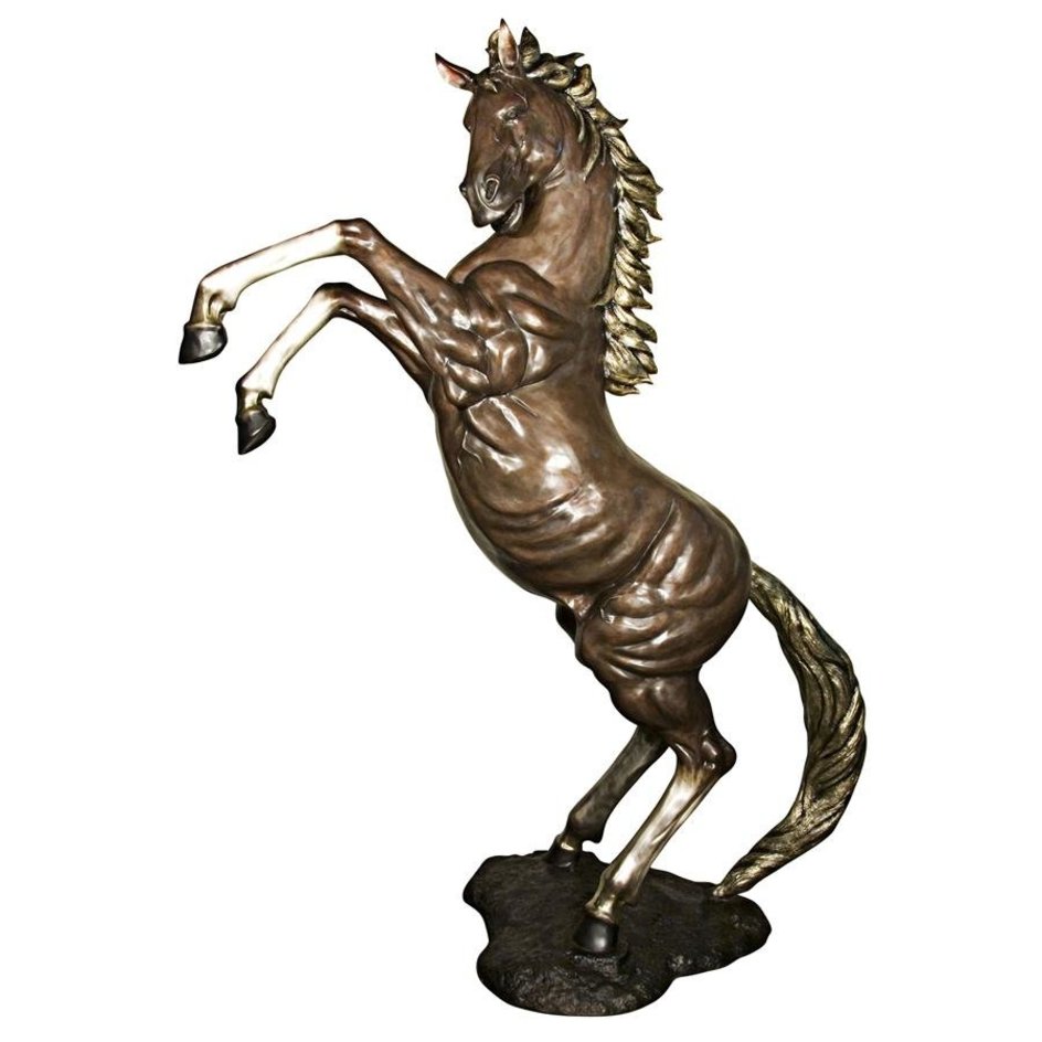 Life-size Majestic Spirit Rearing Horse