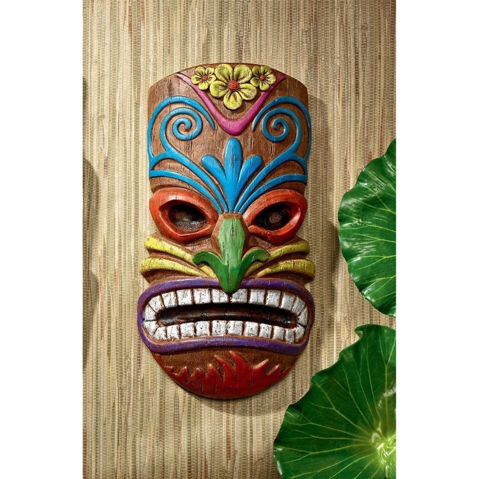 Hoaloha Tiki Face Plaque