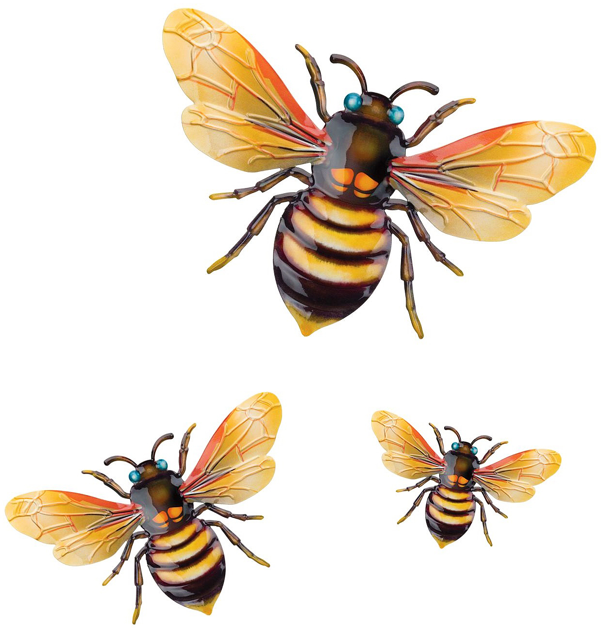 Luster Bee Wall Decor Set of 3