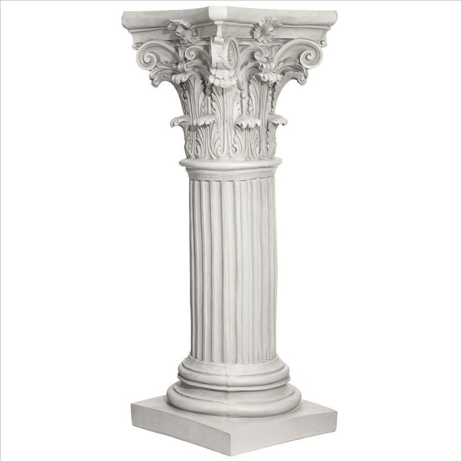 Large Corinthian Pedestal Pillar