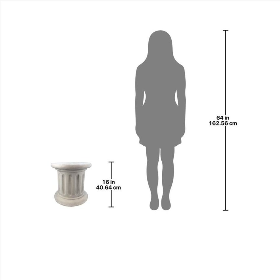 Roman Doric Wide Column Pedestal