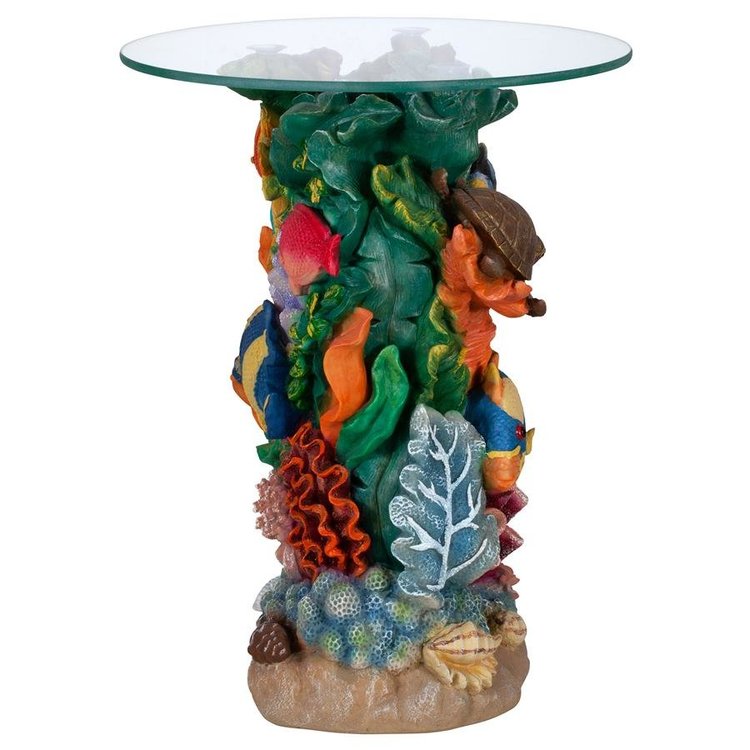 Great Barrier Reef Glass-Topped Table