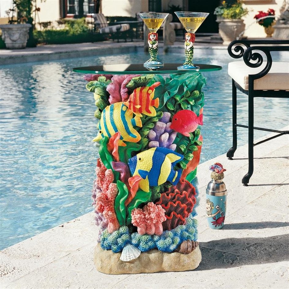 Great Barrier Reef Glass-Topped Table