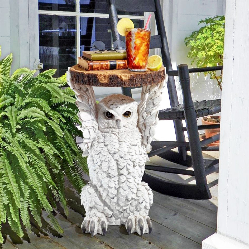 Wise Owl Sculptured Side Table