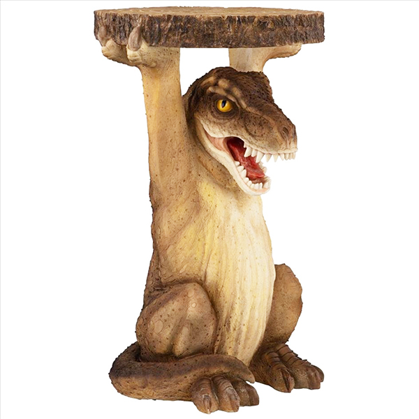 T-Rex Sculptural Dinosaur Side Table