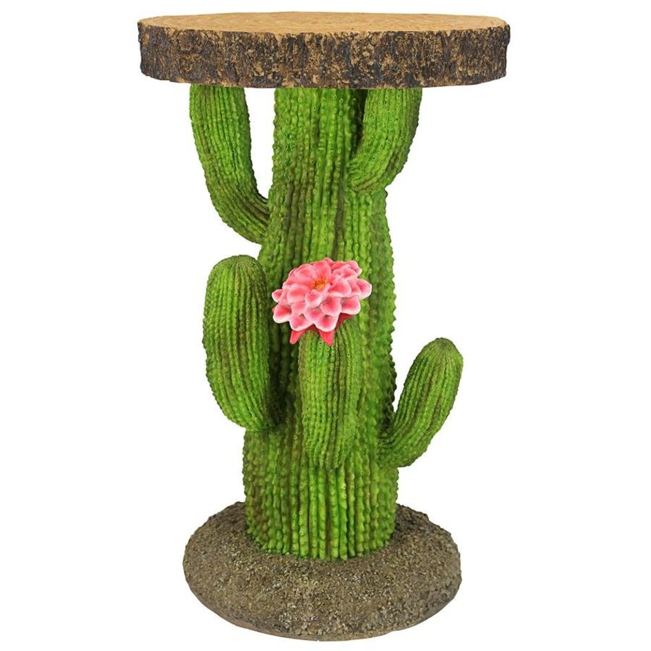 Saguaro Cactus Arizona Desert Sculptural Side Table