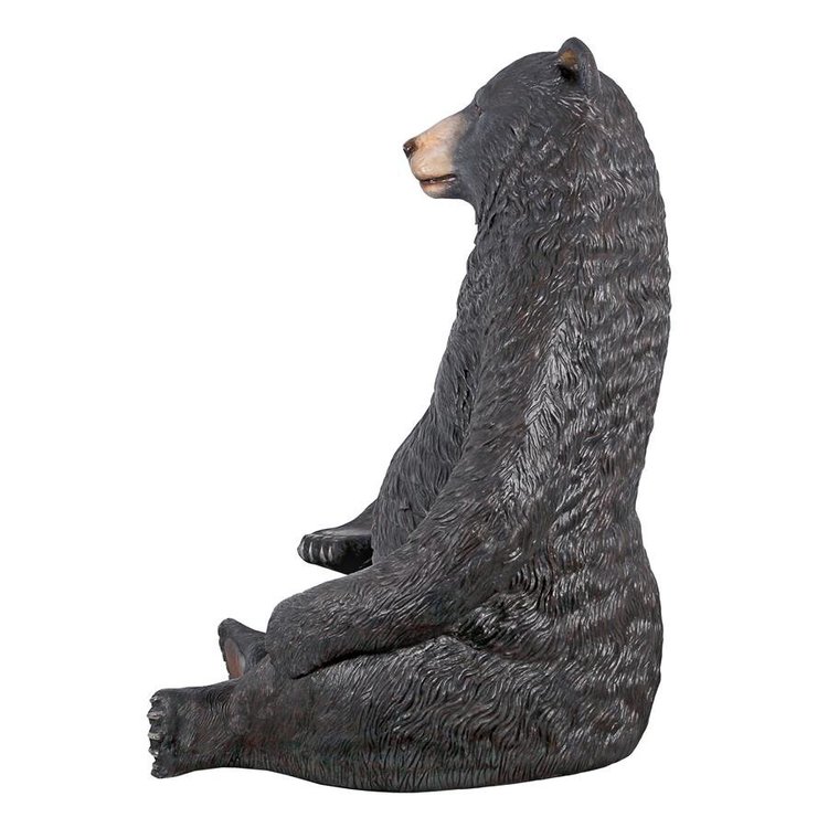 Big Black Bear with Seating Paw