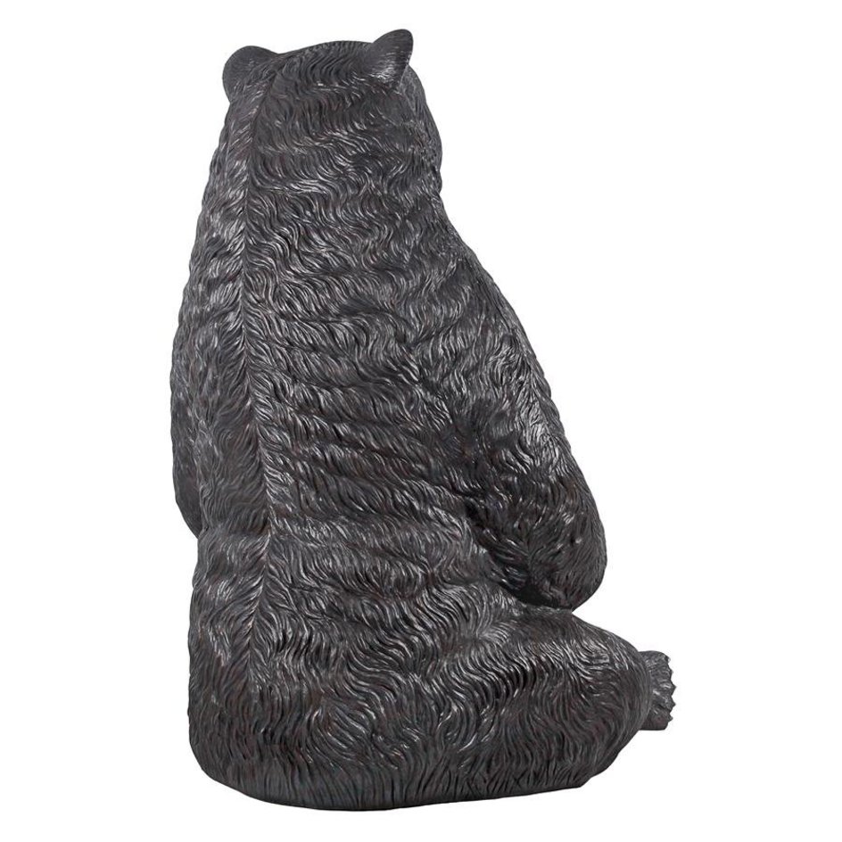 Big Black Bear with Seating Paw