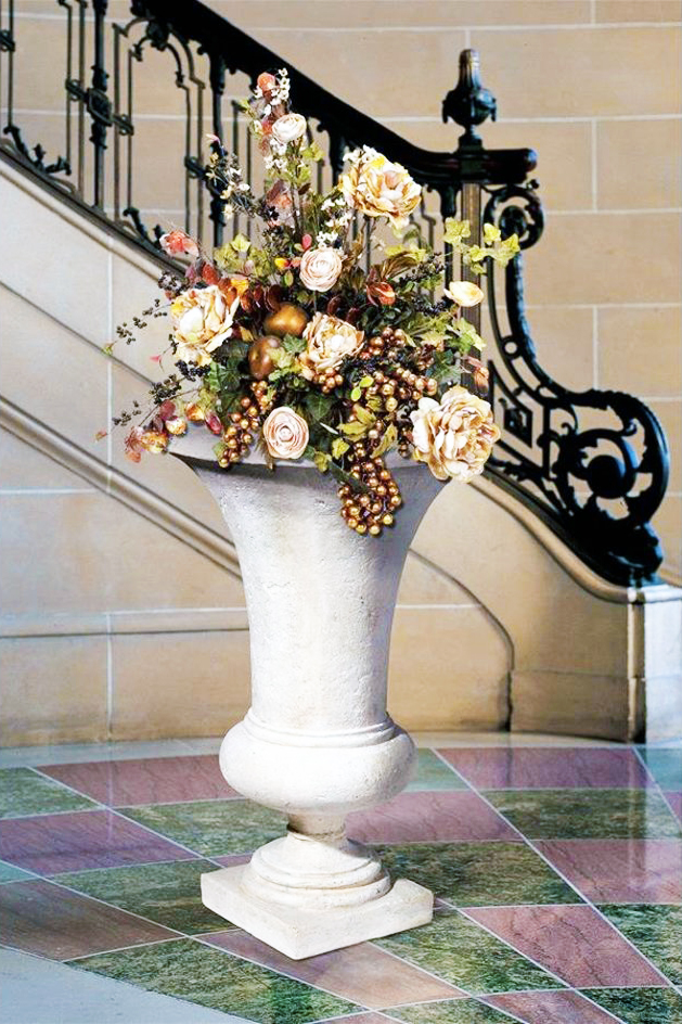 Large Viennese Architectural Garden Urn