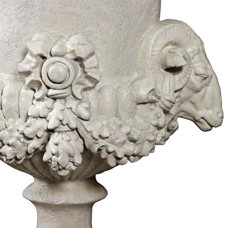 Hermes Rams Head Garden Urn