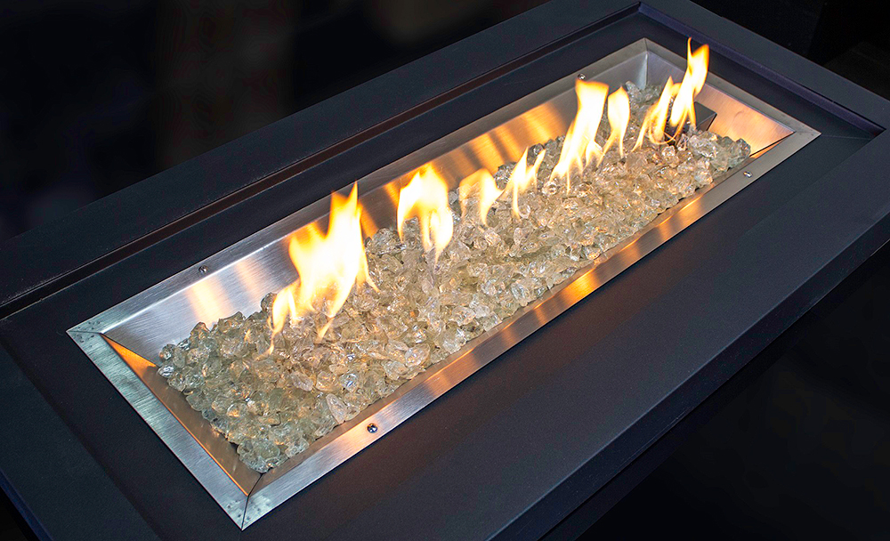 Ice Fire Pit Glass