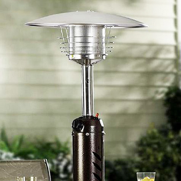 Table Top Patio Heater in Hammered Bronze