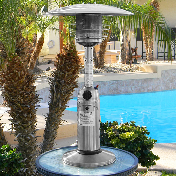 Table Top Patio Heater in Stainless Steel