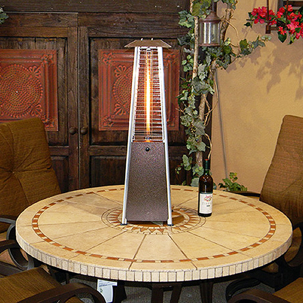 Table Top Patio Glass Tube Heater