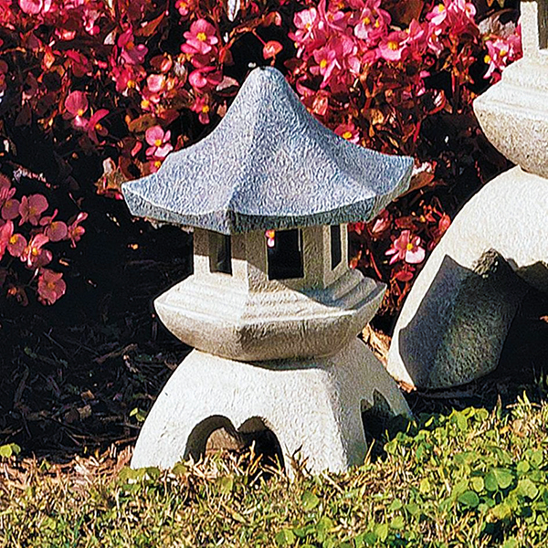 Asian Temple Medium Pagoda Lantern Statue