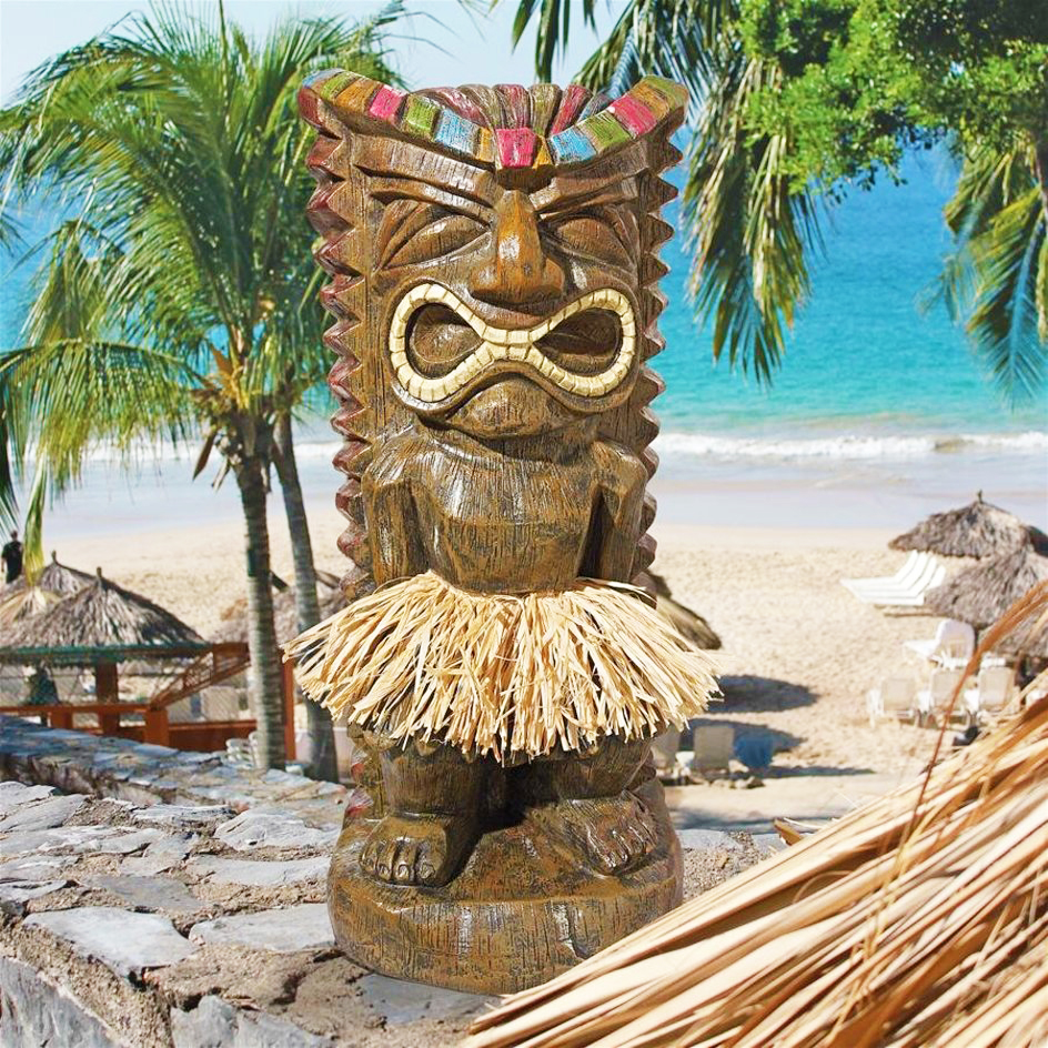 Pau Hana Hawaiian Tiki Totem Ornament