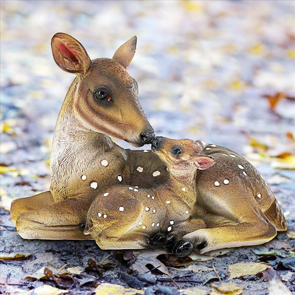 Small Mothers Love Doe And Fawn