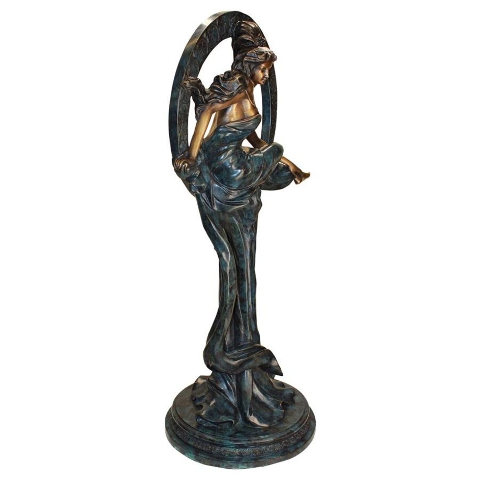Bronze Maiden of The Arts Statue