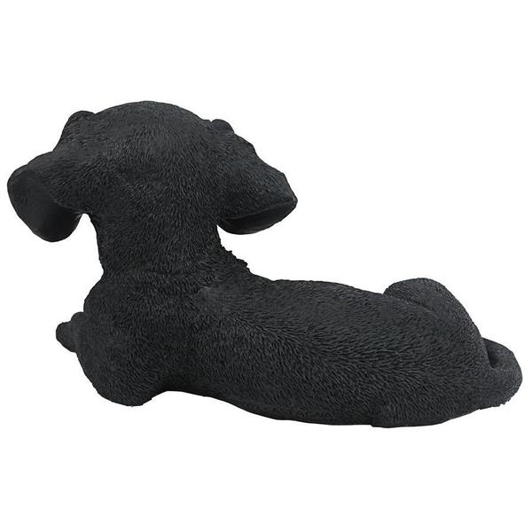 Black Labrador Puppy Statue
