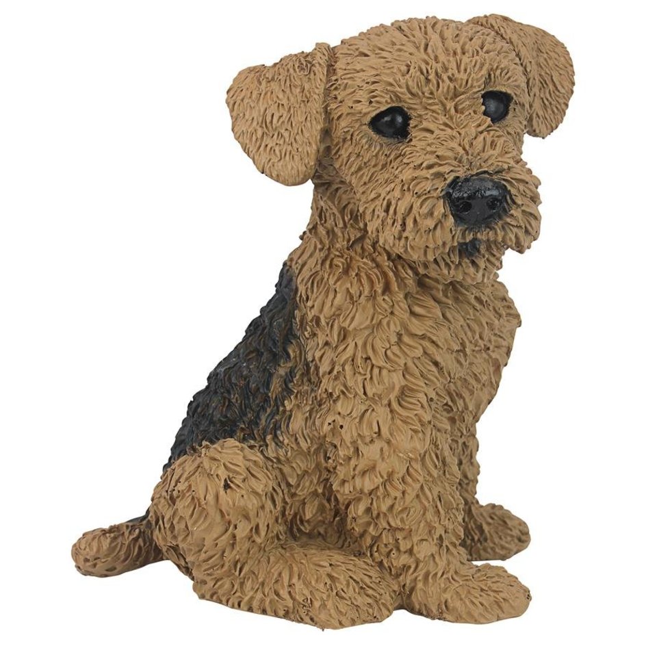 Airedale Puppy Statue