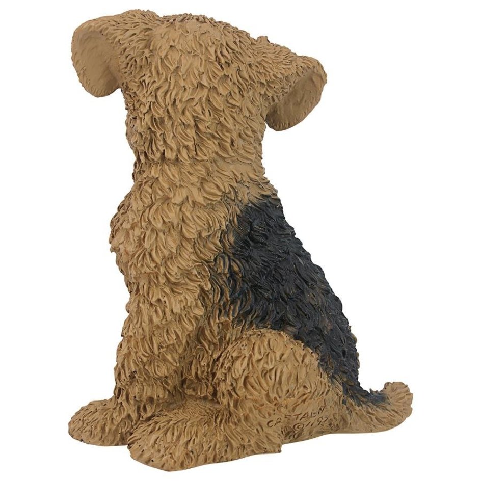 Airedale Puppy Statue