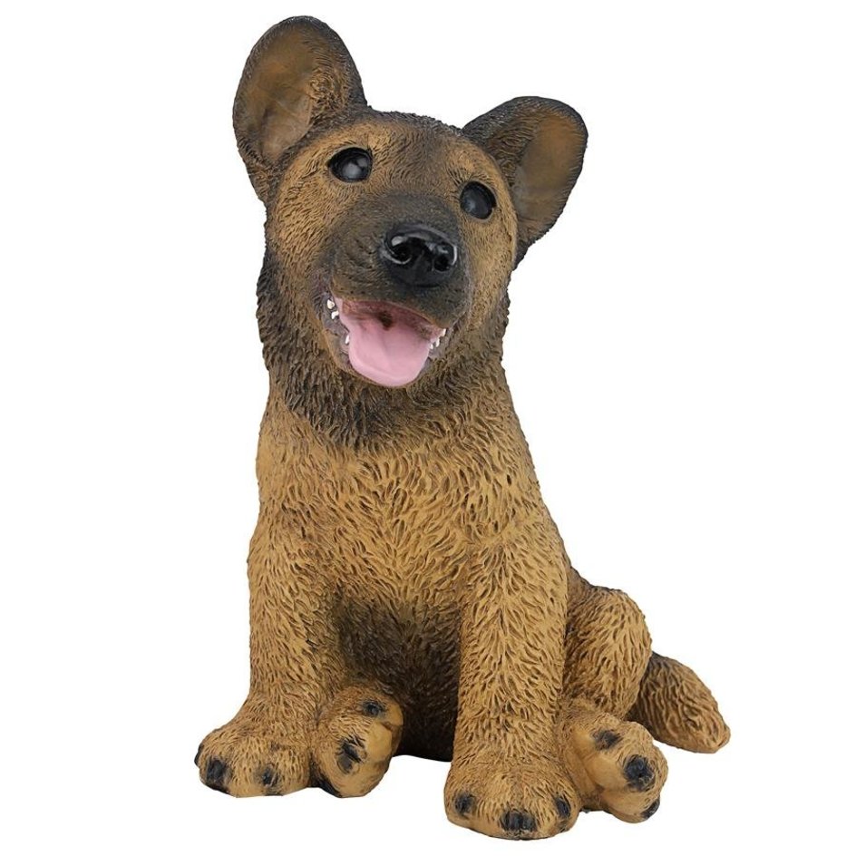 German Shepherd Puppy Statue