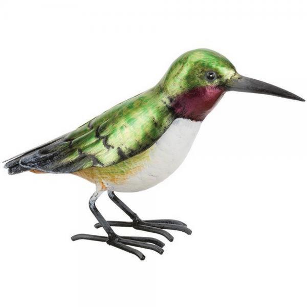 Lifesize Metal Hummingbird
