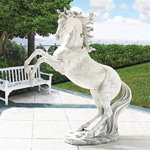Life-size Unbridled Power Horse Statue