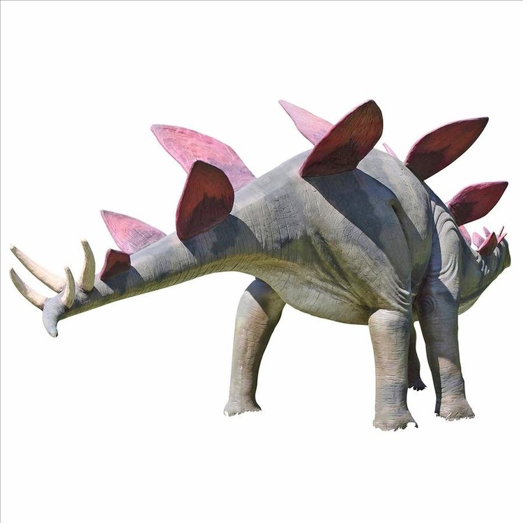 Lifesize Stegosaurus Dinosaur Statue