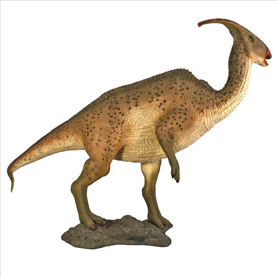 Gigantic Parasaurolophus Dinosaur Statue