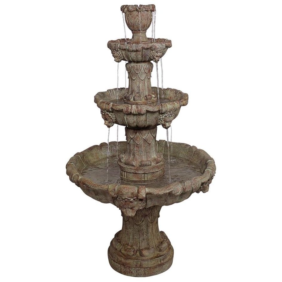 Medici Lion Four Tier Water Fountain