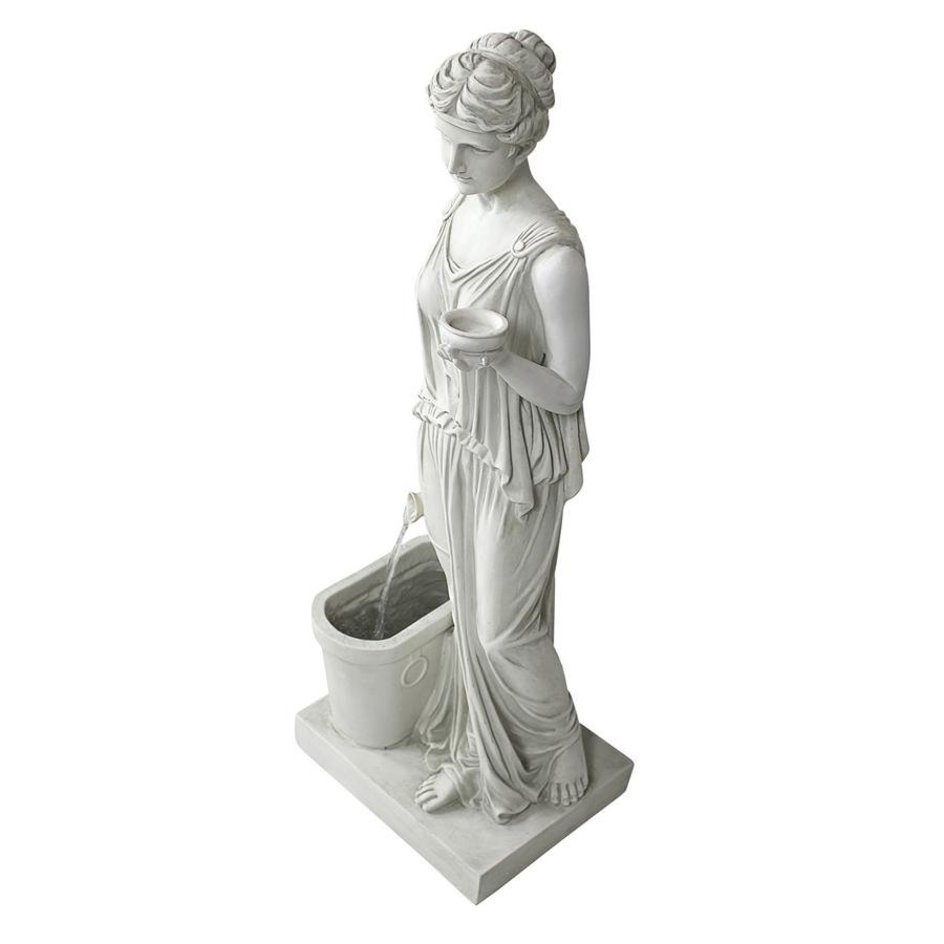 Hebe Goddess of Youth Pouring Water Fountain