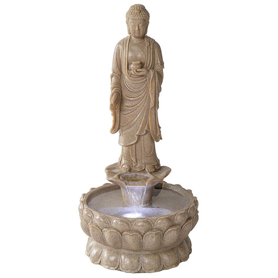 Large Earth Witness Buddha Fountain