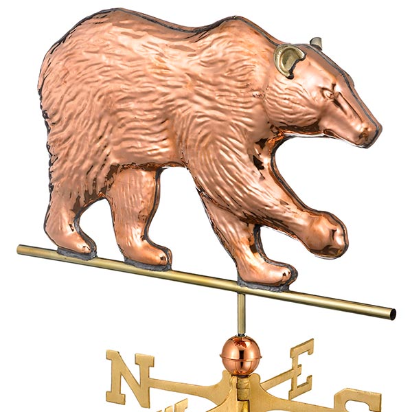 Bear Copper Weathervane